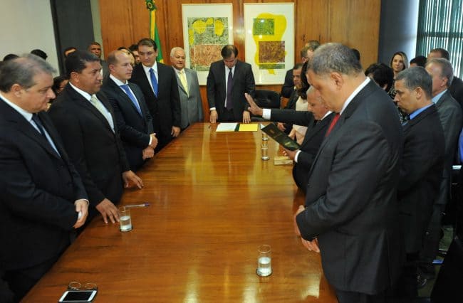 Presidente da Câmara, dep. Rodrigo Maia dá posse a novos deputados
